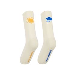 Many Mornings Socken - SUNNY RAIN - weiß (00)