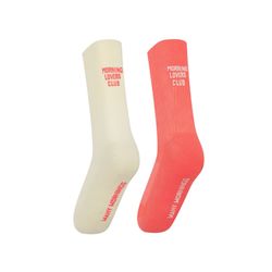 Many Mornings Socks - Lovers Club - pink/white (00)