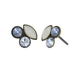 Konplott Stud earrings - Margarita - blue (0040)