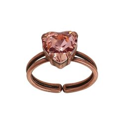 Konplott Ring - Hearts for Us - pink (0040)