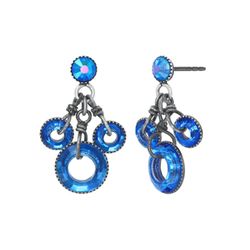 Konplott Earrings - Sporty Glimpse - blue (0040)