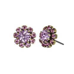 Konplott  Stud earrings - Artdecode  - purple/pink (0040)