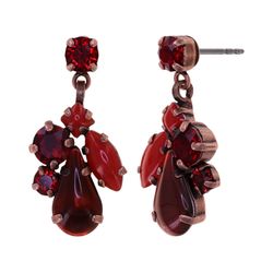 Konplott Earrings - Afternoon Tea - red (0040)