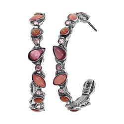 Konplott Creolen - Little Colour Dance - pink/silver (0040)