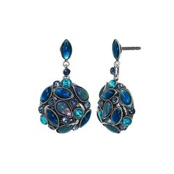 Konplott Earring -  Little Colour Dance  - blue (0040)