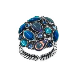 Konplott Ring -  Little Colour Dance - blue (0040)