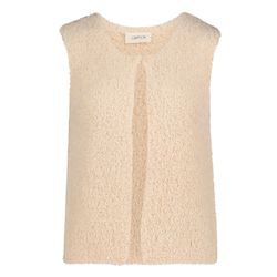 Cartoon knitted vest - beige (1096)