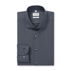 Olymp Body Fit: Business Shirt - gray (67)