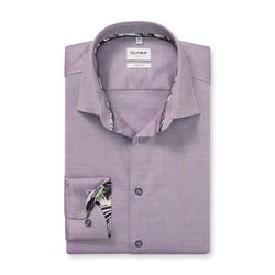 Olymp Body Fit: Business Shirt - violet (98)
