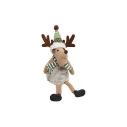 Countryfield Cerf aux pattes pendantes - beige/brun/vert (Multi)