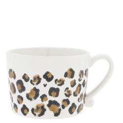 Bastion Collections Tasse - Leopard - weiß (00)
