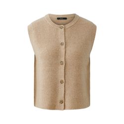 Oui Strickweste mit wertigen Minderungen - beige (7459)