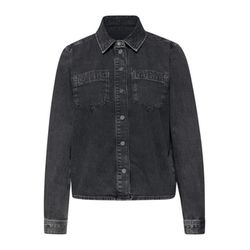 Street One Studio Denim shirt with glitter details - black (17641)