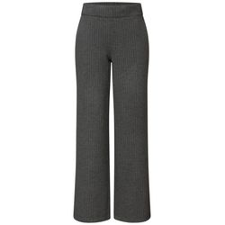 Street One Studio Pinstripe Wide Leg Trousers - gray (25959)