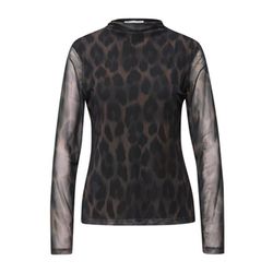 Street One Studio Leo Mesh Shirt - black (30001)