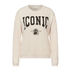 Street One Studio Shirt mit Wording - beige (26351)