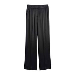 Opus Pants Palazzo pants - Mucia shine - black (900)