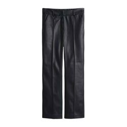 Opus Pants Faux leather pants - Luane - black (900)
