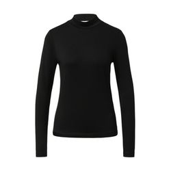 s.Oliver Red Label Slim Fit Jerseyshirt mit Stehkragen  - schwarz (9999)