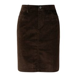 s.Oliver Red Label 5-pocket corduroy skirt - brown (8945)