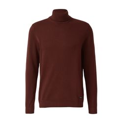 s.Oliver Red Label Rollkragenpullover aus reiner Baumwolle - rot (3907)