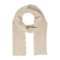 comma Softer Schal mit Schmuckstein-Besatz - beige (84W5)