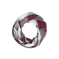 s.Oliver Red Label Checkered loop scarf made from a modal blend  - red (39N4)