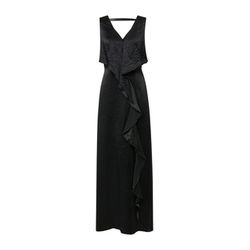 comma Maxi dress in crinkle satin - black (9999)