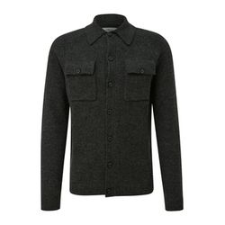 s.Oliver Red Label Cardigan mit Brusttaschen und Polokragen - grau (9898)