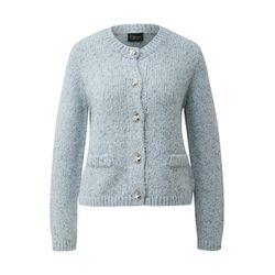 s.Oliver Black Label Strickjacke aus Alpakamix   - blau (54X3)