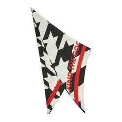 s.Oliver Red Label Triangular scarf with print  - black (99D2)