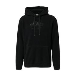 s.Oliver Red Label Fleece-Hoodie mit Artwork - schwarz (9999)