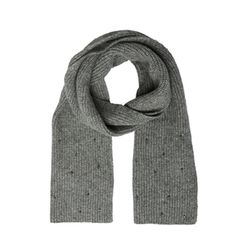 s.Oliver Red Label Wide knitted scarf with decorative pearl details  - gray (9730)