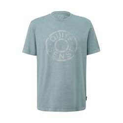 Q/S designed by T-Shirt mit Frontprint - blau (62D0)