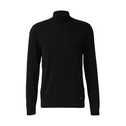 s.Oliver Red Label Rollkragenpullover aus reiner Baumwolle - schwarz (9999)