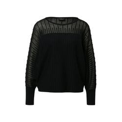 s.Oliver Black Label Fine knit sweater with batwing sleeves - black (9999)
