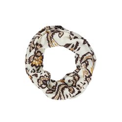s.Oliver Red Label Loop scarf with floral print - white (02A2)
