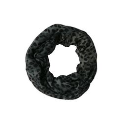 s.Oliver Red Label Loop scarf with animal print - gray/black (98A2)
