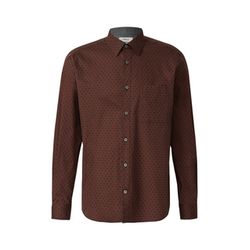 s.Oliver Red Label Regular Fit: Hemd mit Allover-Print und Brusttasche - rot (39A1)