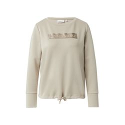 comma Statement sweatshirt with artwork & lacing - beige (8431)