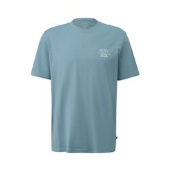 Q/S designed by T-Shirt mit Print - blau (6234)