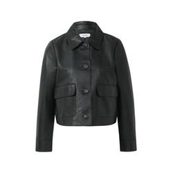 comma Jacke aus Echtleder - schwarz (9999)