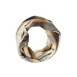 s.Oliver Red Label Checkered loop scarf made from a modal blend  - beige (89N4)