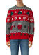 s.Oliver Red Label Weihnachtspullover aus reiner Baumwolle mit Peanuts-Motiv - grau/rot (97A4)