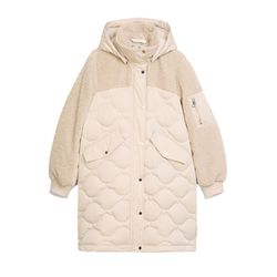 Marc O'Polo Daunenparka mit Teddyplüsch-Details - beige (174)