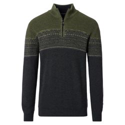 Casamoda Troyer mit Reißverschluss - grün (373)