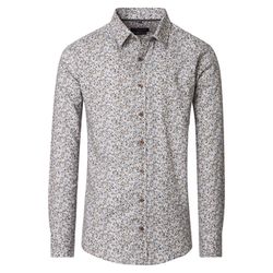 Casamoda Casual Fit: Freizeithemd - silver (700)