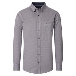 Casamoda Casual Fit: Freizeithemd - rot/silver (700)