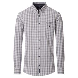 Casamoda Casual Fit: Flanellhemd - beige (600)