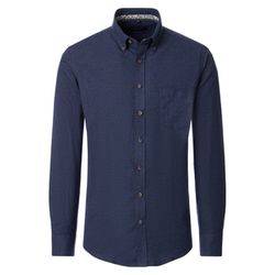 Casamoda Casual Fit: Freizeithemd - blau (100)